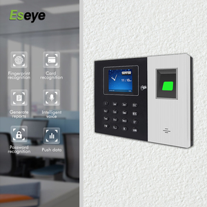 Sistema DE ASISTENCIA DE TIEMPO biométrico Eseye, máquina de asistencia de tiempo de huellas dactilares para empleados, grabadora de huellas dactilares con pantalla de 2,4 pulgadas - Product Image 4