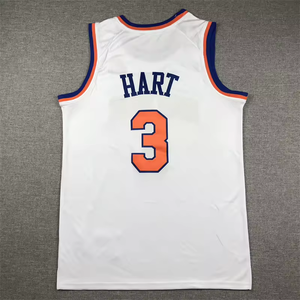 Parche Bordado para Hombre 2026 OG Anunoby # Camiseta de Baloncesto Retro de los 8 Jugadores: Jalen Brunson, Josh Hart, Anthony Towns, Patrick <span class=keywords><strong>Ewing</strong></span> - Product Image 4
