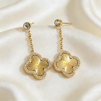 Boucles d'oreilles papillon pour femmes, couleur or, bijoux tendance d'été, vente en gros, accessoire de mode pour usage quotidien