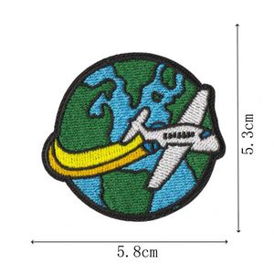 สต็อกใหม่ แผ่นปักลายการ์ตูนเครื่องบิน สำหรับตกแต่งรองเท้า กระเป๋า เสื้อผ้า - Product Image 2
