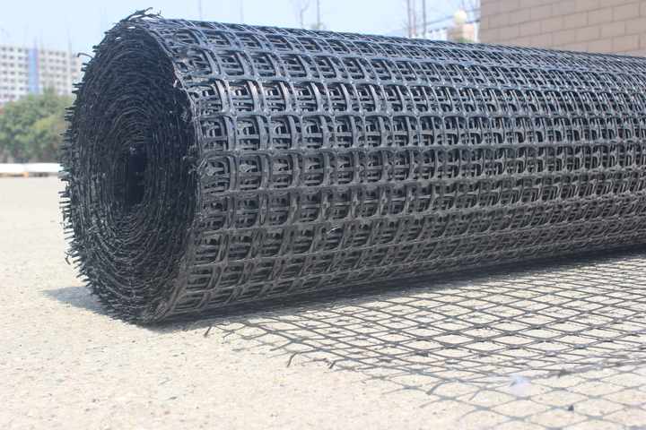INCOTELOGY PET Geogrid Reinforcement Grid – 40kN, IVG CE Certified, Black, Frost-Resistant, Made In Germany