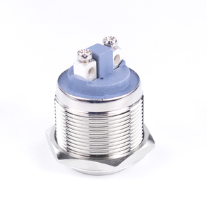Interrupteur à <span class=keywords><strong>bouton</strong></span>-poussoir métallique HUSA, best-seller, 22 mm, sans éclairage, marche/arrêt, IP65, normal ouvert, momentané - Product Image 5