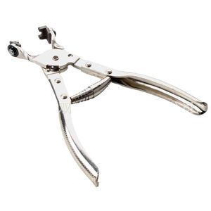 Universal Flat Fuel Line Clamp Tool For Volkswagen Audi Car Hose Removal Silver Carbon Steel - Product Image 1