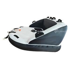 Offre Spéciale d'usine eau remorquables eau gonflable flottant remorquable 2 personnes gonflable grand Sport nautique <span class=keywords><strong>Tube</strong></span> remorquable <span class=keywords><strong>pour</strong></span> la navigation de plaisance - Product Image 3