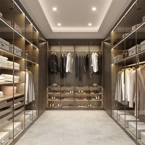 Garde-robe moderne sans rendez-vous garde-robe en mélamine à bas prix garde-robe garde-robe mobilier de chambre organisateur de vêtements garde-robes design - Product Image 2