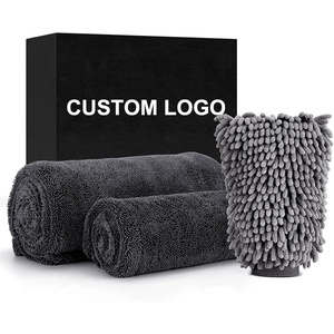 Asciugamano per Auto 90x60 cm Ultra-Assorbente Senza Aloni, Panni in Microfibra per Detailing Auto - Product Image 1