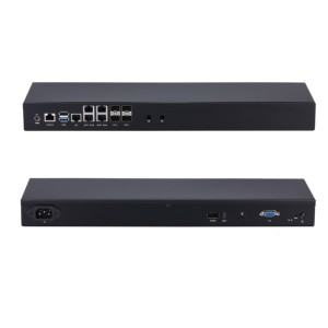 Q20322G9-1U Qotom Q20322G9 Serveur Mini Industriel 1U Montable en Rack C3558 5*2.5G I226-V Lan 2*10G SFP+ 2x 1G SFP - Product Image 1