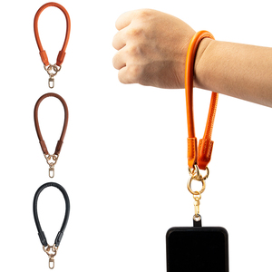 Joyscomm phổ da điện thoại di động dây đeo cổ tay ngắn dây đeo Keychain dây với điện thoại Tether vá - Product Image 2