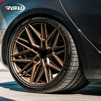 Rines de Aleación Forjados Monobloque Multirradio Personalizables de 18-26 Pulgadas para Autos de Pasajeros, para Tesla Modelo 3 Y/S/X