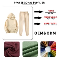 Ensemble survêtement à capuche surdimensionné personnalisé sweat à capuche pour homme grande taille avec logo imprimé 100% coton jogging survêtement pour homme