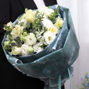 Korean Style LOVE Letter <b>Pattern</b> Waterproof Wrapping <b>Paper</b> Fashionable Flower Bouquets for Birthday Wedding - Product Image 6
