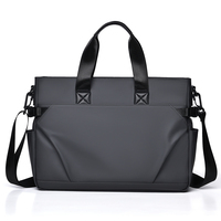 Sac pour ordinateur portable professionnel 15,6 pouces, sacoche d'ordinateur imperméable, sac à bandoulière pour le travail, sac messager de voyage pour hommes et femmes