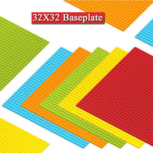 Building Block Baseplate 32x32 Studs Building Block Accessories Colour <b>Toy</b> Bricks DIY Custom Base Plate Plastics <b>Educational</b> <b>Toy</b> - Product Image 2