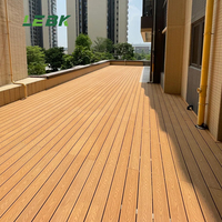 Revêtement de sol en WPC 3D gaufré imitation bois, résistant à l'humidité, écologique, antidérapant, ignifuge, pour extérieur, balcon, jardin, faible entretien