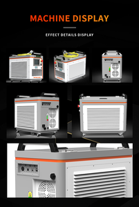 Lavadora Láser de Pulso de Fibra Móvil Industrial, Refrigerada por Agua, 200W, Limpiador de Óxido Láser Práctico, Adecuado para Limpieza de Metal <span class=keywords><strong>y</strong></span> Madera - Product Image 2