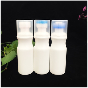 Directo de fábrica 50ml Aplicador de esponja de plástico Botella de esmalte de zapatos 100mL Embalaje de HDPE vacío para zapatos - Product Image 2