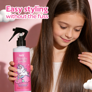 Horiz 250ml formule douce apprivoise les frisottis spray peigne facile ajouter de la brillance réduit les nœuds <span class=keywords><strong>hydratant</strong></span> démêlant <span class=keywords><strong>cheveux</strong></span> pour les enfants - Product Image 4