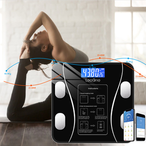Leaone <span class=keywords><strong>Balance</strong></span> de pesée numérique Bluetooth personnalisée pour la maison intelligente <span class=keywords><strong>Balance</strong></span> pour l'analyse corporelle <span class=keywords><strong>Balance</strong></span> de graisse corporelle - Product Image 4
