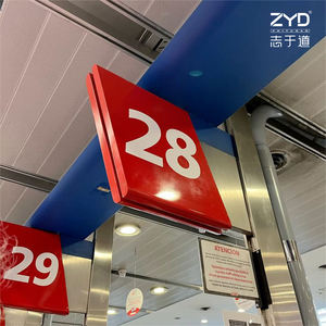 Servicio Profesional OEM para Señalización Metálica Direccional de Ubicación de Oficinas de Objetos Perdidos y Casetas de Policía, Transporte por Metro - Product Image 4