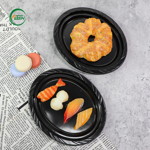 Assiettes en <span class=keywords><strong>plastique</strong></span> empilables personnalisables Flash – Assiettes repas robustes et sûres, jetables pour collations, desserts, fêtes et mariages - Product Image 5