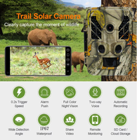 Nouvelle caméra de chasse nocturne à détection de mouvement TriggerMotion, surveillance IP67 4K, connexion point à point et Wi-Fi, pour l'observation de la faune et les pièges de chasse.