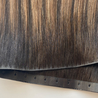 Pas de ruban adhésif pas de colle pas de chaleur 18 "20" 22 "papillon Double trames invisibles avec trous Extensions de cheveux