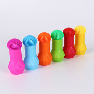 Petits marqueurs lavables à encre fluide, couleurs vives néon, pour bingo, prise en main facile pour tous les âges, pointe éponge, stylo pour enfants, stimulation <span class=keywords><strong>tactile</strong></span> - Product Image 1