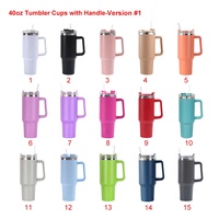 Gobelets de 40oz avec logo personnalisé de 2024 Offre Spéciale Tasse sous vide en acier inoxydable 304 Gobelet de 40oz