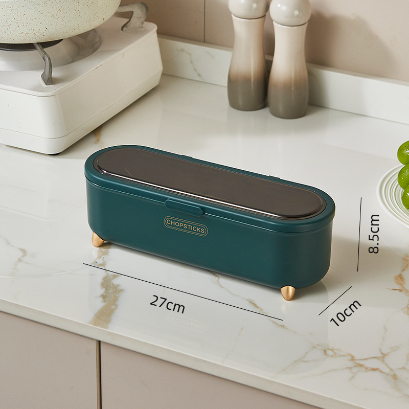 [food grade 0 odor] green-chopsticks box (light luxury storage)