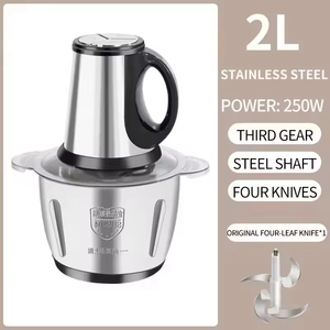 Home Kitchen Chopper Food <b>Grinders</b> 3L Electric Stainless Steel Home Kitchen <b>Meat</b> <b>Grinder</b> Slicer Small Automatic Food Chopper - Product Image 2
