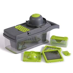 16-in-1 Manual Stainless Steel <b>Vegetable</b> <b>Cutter</b> Slicer Chopper with Container-Multi-Function Kitchen Tool - Product Image 5