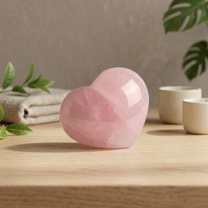 Cœur en quartz rose - Product Image 3