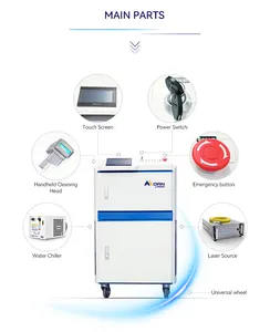 1000w 1500w 2000w Laser Cleaning Machine Fiber Laser Rust Removal Machine For Cleaning Metal