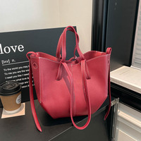 Nouveau Sac à Main Décontracté pour Femme, Grande Capacité, Tendance Mode Texture 2026, Style Panier à Légumes, Porté Épaule ou Sous le Bras