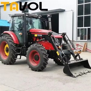 140HP 150HP tracteur agricole avec pelle, chargeur, motoculteur, tarière, à l'épreuve du soleil, cabine - Product Image 4