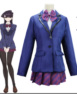 Shouko Komi jupe ensemble Anime Komi ne peut pas communiquer Komi <span class=keywords><strong>San</strong></span> Wa Comyushou Desu <span class=keywords><strong>Cosplay</strong></span> Costume uniforme du lycée - Product Image 2