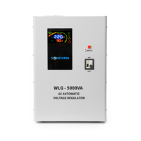 Stabilisateur de tension automatique monophasé AC Songyan 5000VA certifié CE 140-260V, efficacité >97%, contrôle par relais en aluminium, grande capacité