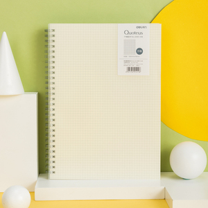Deli LB580 <span class=keywords><strong>quaderno</strong></span> <span class=keywords><strong>a</strong></span> <span class=keywords><strong>spirale</strong></span> <span class=keywords><strong>a</strong></span> scacchi bianco Per studenti delle scuole PP cover B5 80 fogli <span class=keywords><strong>quaderno</strong></span> Per bambini diario 72 pezzi Per cartone - Product Image 5