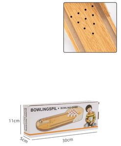 Juego de Mesa de Bolos Portátil Mini, Juguetes Educativos de Madera para Niños - Product Image 4