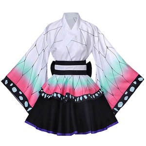 Nuevo Diseño de Ropa de <span class=keywords><strong>Anime</strong></span>, Disfraz de Halloween, Cazadores de Demonios Japoneses, Disfraz de Hashibira <span class=keywords><strong>Inosuke</strong></span> para Mujer, Kimono - Product Image 6