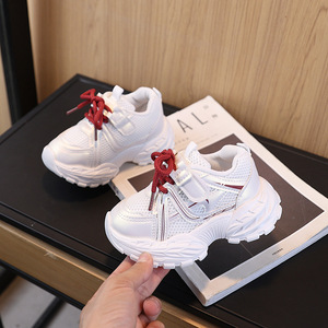 Zapatillas deportivas para niñas, estilo coreano, transpirables, ligeras, con doble malla, novedad de primavera, modelo Torre Dad. - Product Image 4