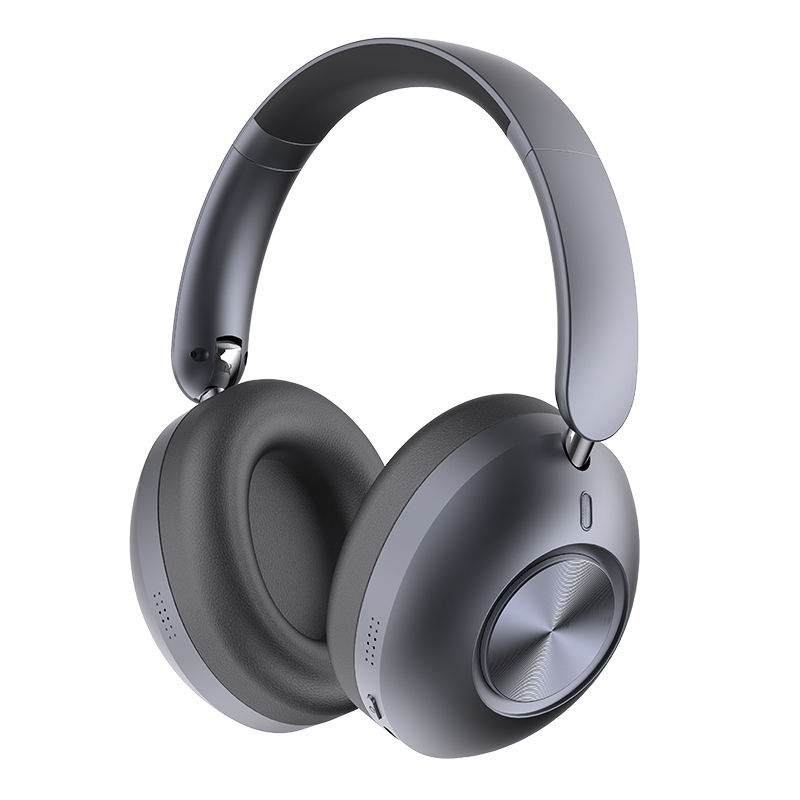 S-16 Foldable Lightweight Wireless Over-Ear Headphones with Microphone, High-Quality Active Noise Cancelling, Bluetooth 5.3/6.0, 20H Battery, Deep Bass, IPX4 Sweatproof for Travel/Sports - Black / سماعات S-16 اللاسلكية فوق الأذن قابلة للطي وخفيفة الوزن مع ميكروفون، عزل ضوضاء نشط عالي الجودة، بلوتوث 5.3/6.0، بطارية 20 ساعة، Bass عميق، مقاومة للعرق IPX4 للسفر/الرياضة - أسود
