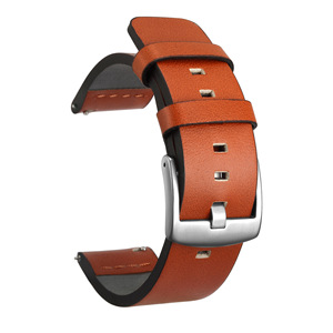 Bracelet de montre en cuir élégant pour <span class=keywords><strong>Samsung</strong></span> <span class=keywords><strong>Gear</strong></span> <span class=keywords><strong>S3</strong></span> S2 18mm 20mm 22mm 24mm, compatible avec les montres mécaniques et à quartz pour femme - Product Image 5