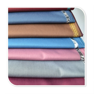 プレミアム通気性ソフトプレーンウィーブTRポリエステルビスコース生地アラブThobe Dishdasha用ブレンド生地 - Product Image 3