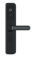 Cerradura Inteligente Glomarket con Control por Aplicación Wi-Fi, Huella Dactilar, Pantalla Táctil, Teclado Numérico, Llave, Cerradura Inteligente para Puerta de Madera