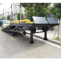 Rampes de triage mobiles robustes portables rampe de triage de chargement de camion pour tables élévatrices de conteneurs accès facile au quai de chargement