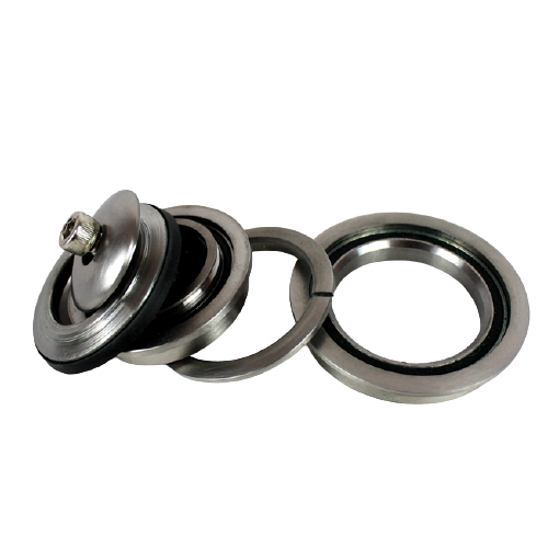 Titanium Bicycle Headset 1-1/8"~1.5" Ti Headset Taper Head Tube Use Titanium Bicycle Headset Wholesale