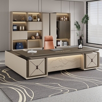 Meubles de bureau commerciaux Bureau de direction Bureau de direction moderne Bureau de direction en forme de L Bureau de direction modulaire Bureau de direction de luxe