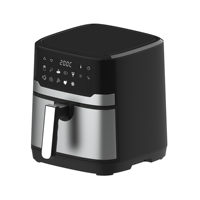 Freidora de Aire Eléctrica Multifunción 6L para Cocina, Horno Eléctrico para Asar Carne con Programas Preestablecidos
