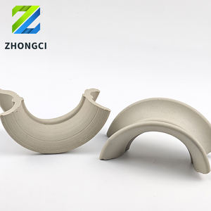 Anneaux de selle en céramique de haute qualité de l'usine de céramique Zhongci, anneaux de selle en céramique d'alumine Intalox pour l'ensachage de colonnes de pulvérisation - Product Image 4